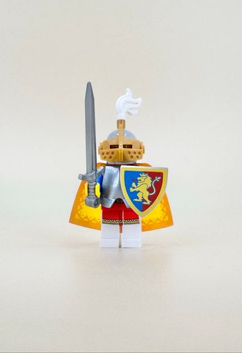 Lego Figurines Castle : Lady of the Brave Lion Knights, visage double expression - NEUF