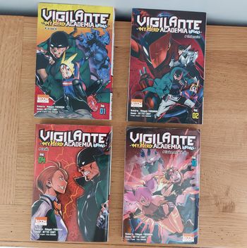 Lot 4 mangas My Hero Academia vigilante
