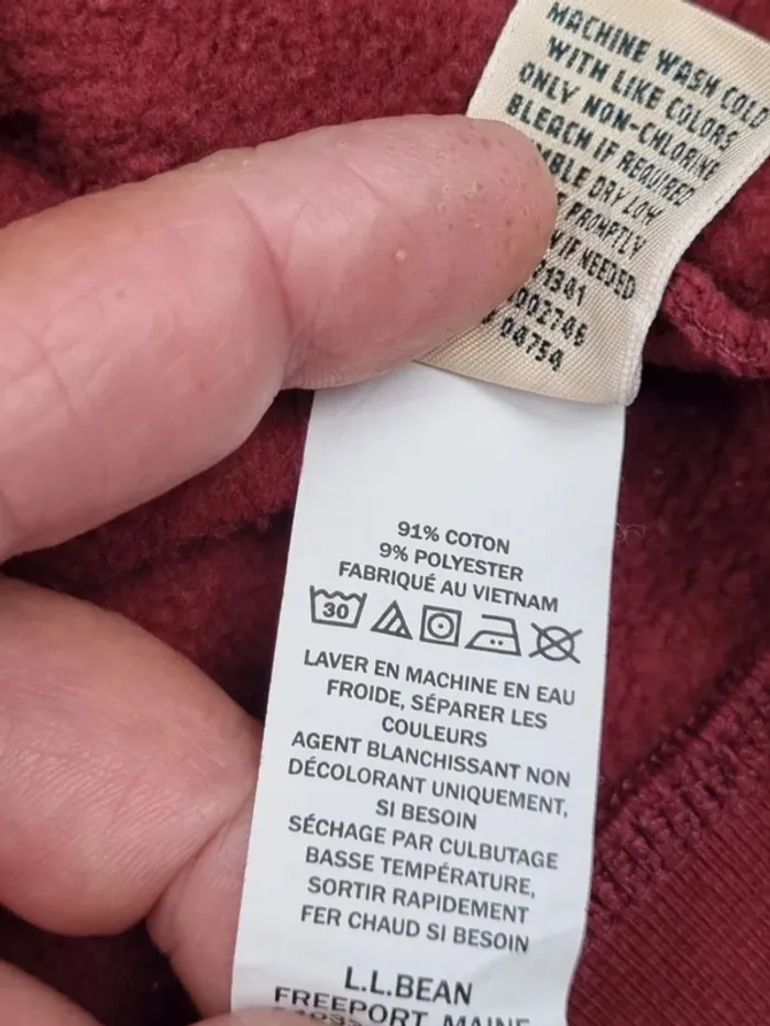 Sweat L.L. Bean bordeaux, XL Hommes - photo numéro 8