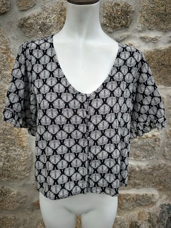 Blouse manches courtes 
