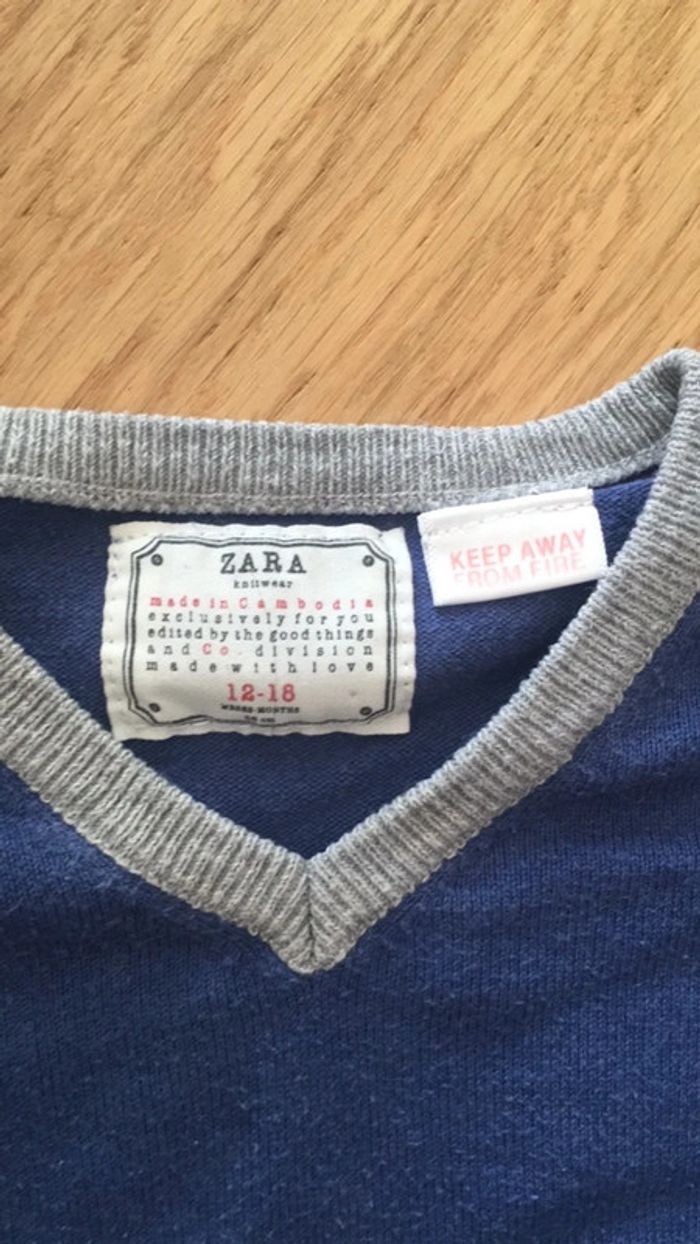 Pull zara 12/18 mois - photo numéro 2
