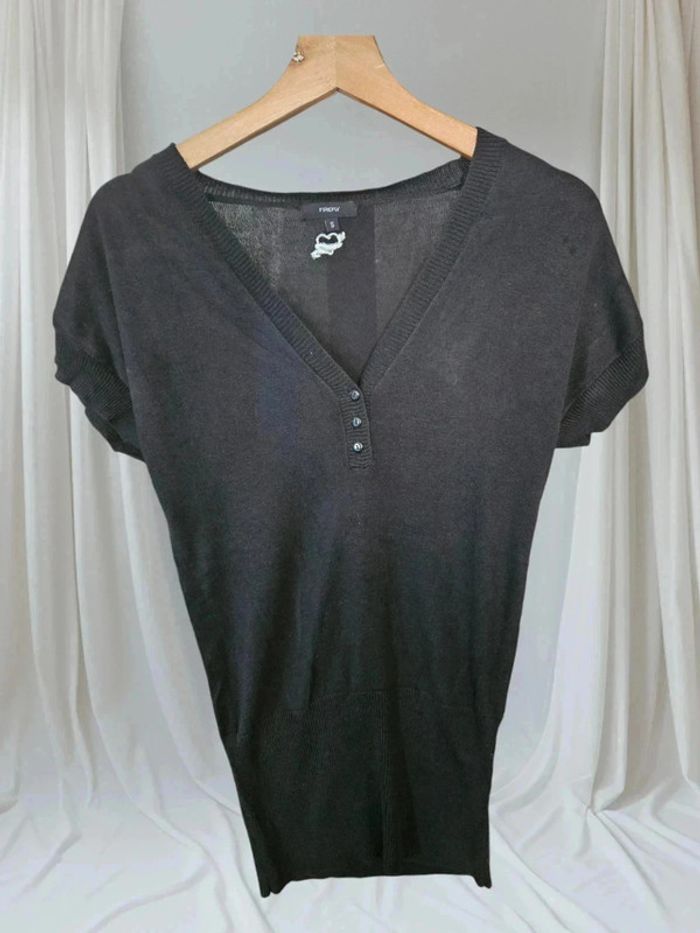 Pull fin noir - photo numéro 2