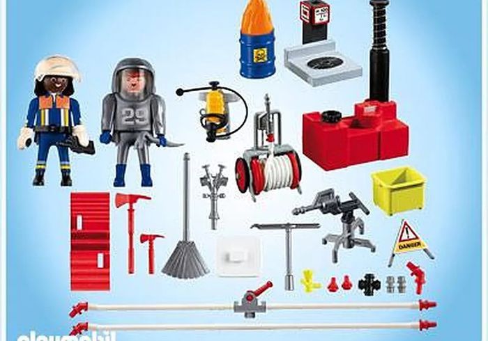 Playmobil Pompiers rue 4825