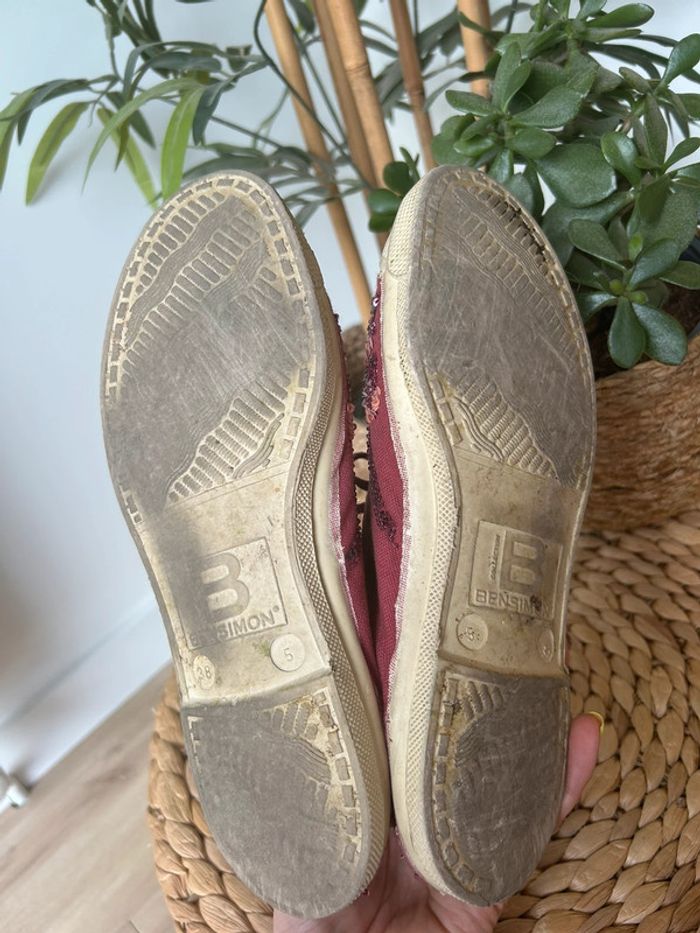 Bensimon bordeaux avec perles taille 38 - photo numéro 4