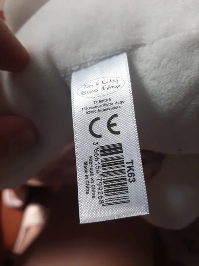 Peluche doudou lapin - photo numéro 4