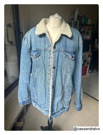 Veste en jean sherpa bleu - Levi's