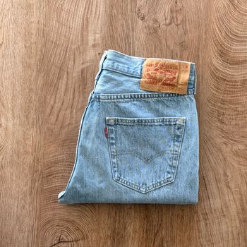 Jean/pantalon bleu clair Levi's 501, homme, taille : W 33 (42 taille française)