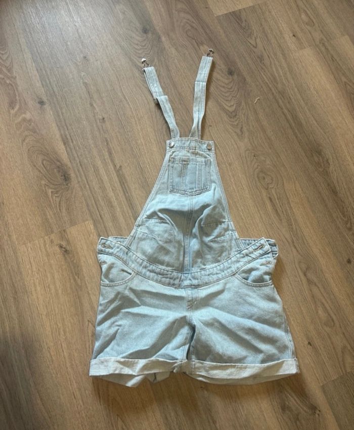 Combi short grossesse jean