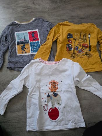 Lit tee shirts manches longues garçon, 2 ans