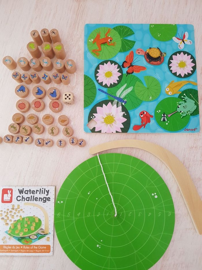 Jeu d'adresse en bois Waterlily challenge Janod - photo numéro 4