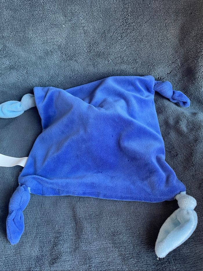 Doudou plat renard Petit renard bleu orange Auzou - photo numéro 2