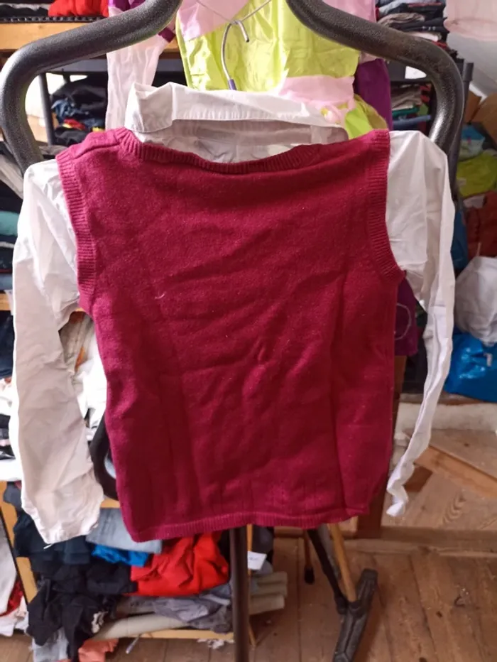 Pull chemise accrocher taille 12 ans - photo numéro 4