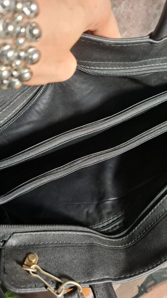 Sac à main bandoulière élégant nombreux rangement - photo numéro 11