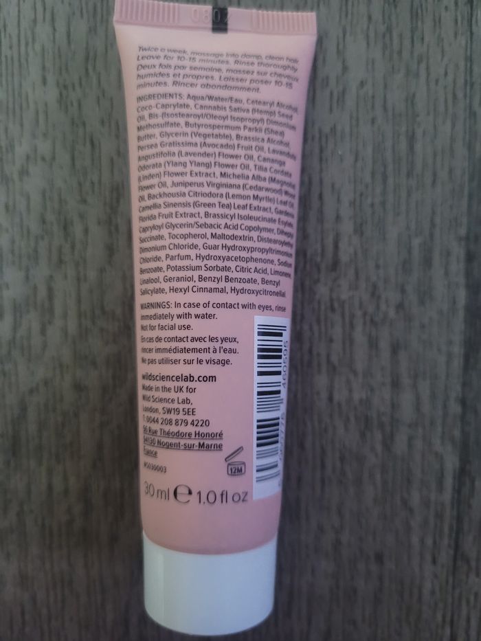Masque fortifiant cheveux WildScience - photo numéro 2