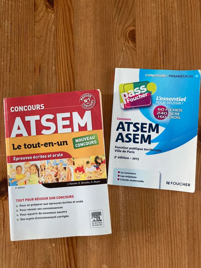 2 livres concours d’atsem