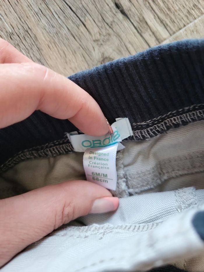Pantalon garçon Obaïbi 6 mois - photo numéro 4