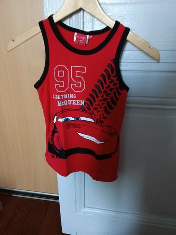 Débardeur car's rouge et multicolore