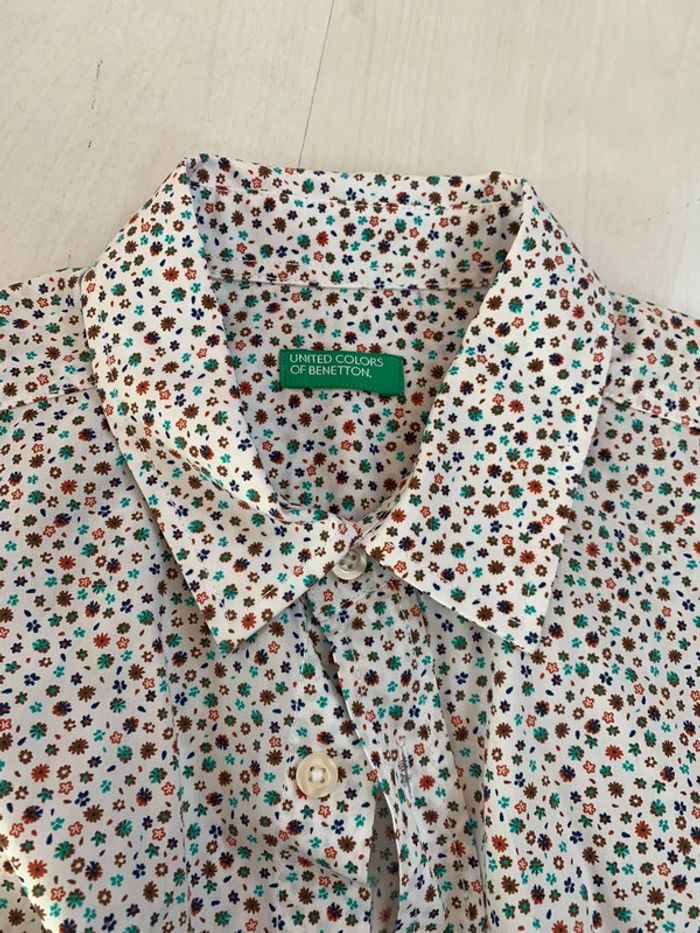 Chemise à motifs sans manches Benetton Taille S - photo numéro 3