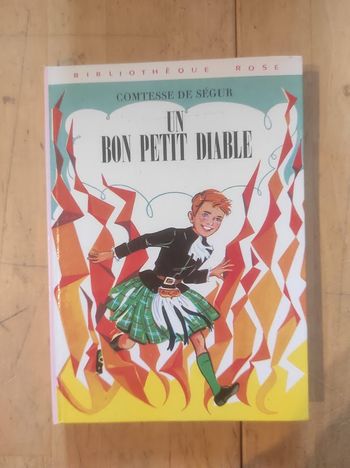 Un bon petit diable Comtesse de Ségur Bibliothèque Rose cartonnée 1977