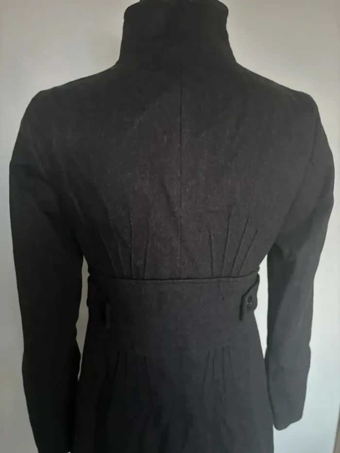 Manteau long femme Zara gris foncé taille S - photo numéro 5