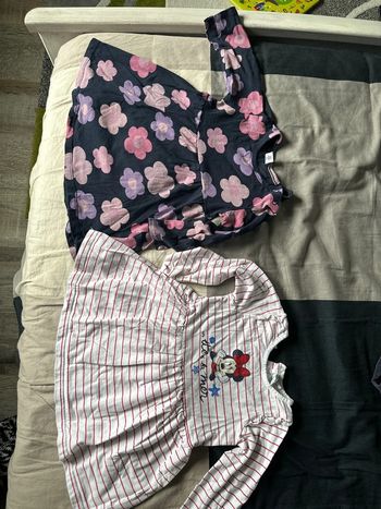 Lot de 2 robes manche longue 18 mois
