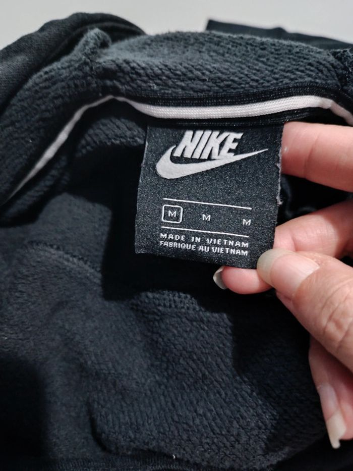 Sweat noir court à capuche Nike M - photo numéro 4