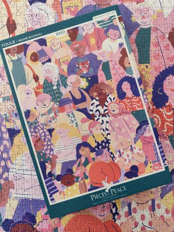 Puzzle 1000 pièces - Foule - Marie Boiseau - Pieces & Peace