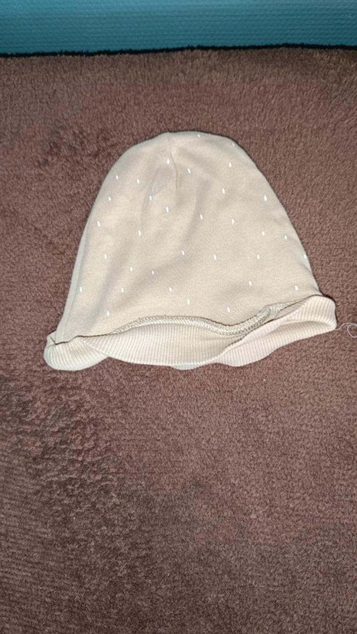 Body + legging et bonnet beige 3 mois - photo numéro 2