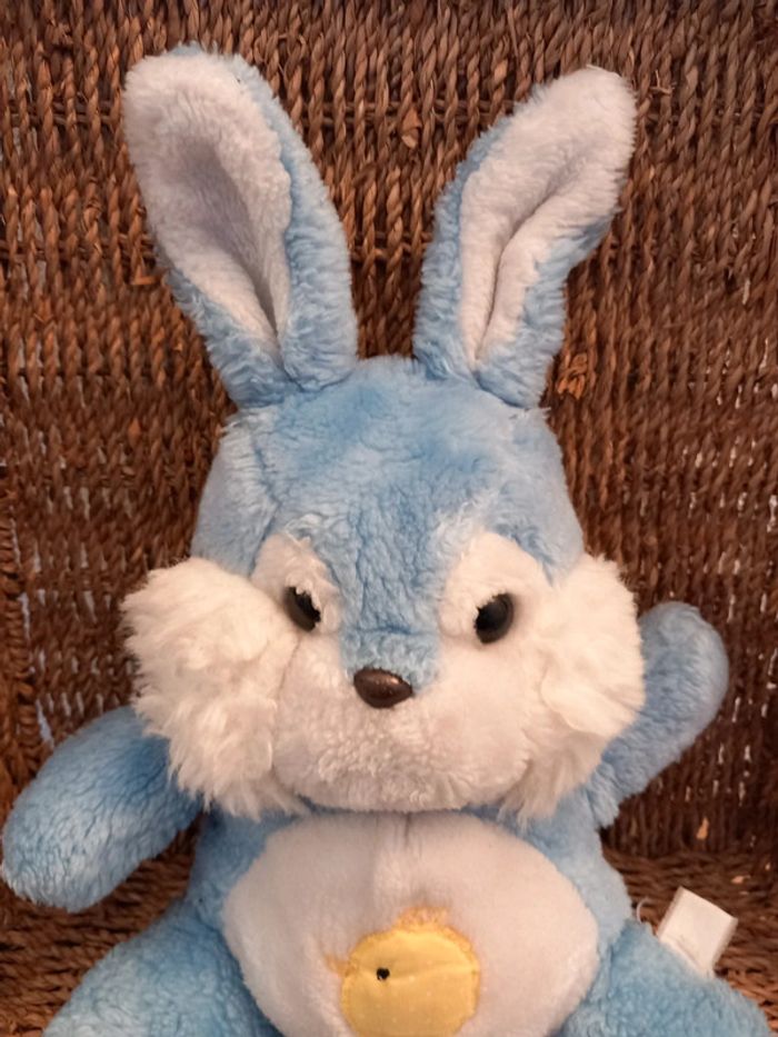Peluche doudou vintage lapin nounours 32cm - photo numéro 8