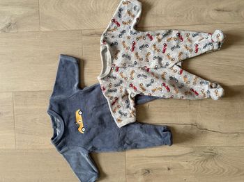 Lot de 2 pyjamas naissance