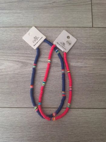 2 colliers neuf