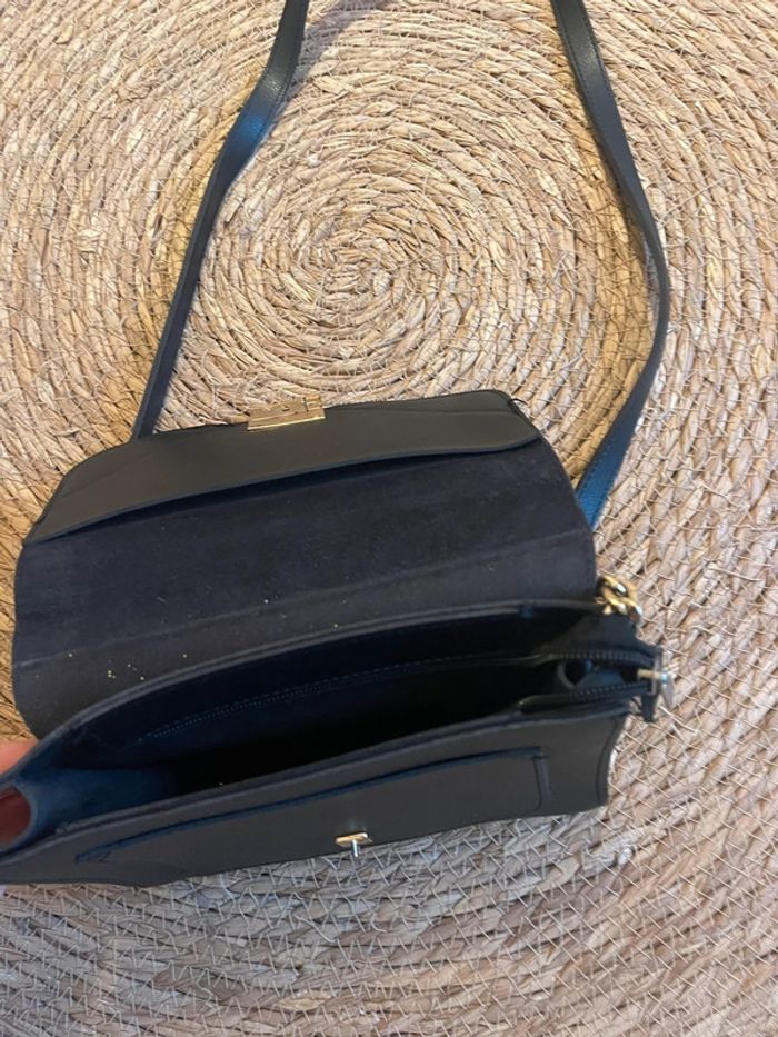 Sac à main noir et doré - photo numéro 9