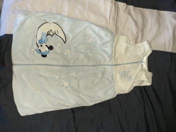 Gigoteuse bleu et blanc 0 6 mois