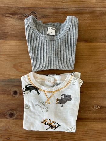 Lot de 2 tee-shirts - 6 mois