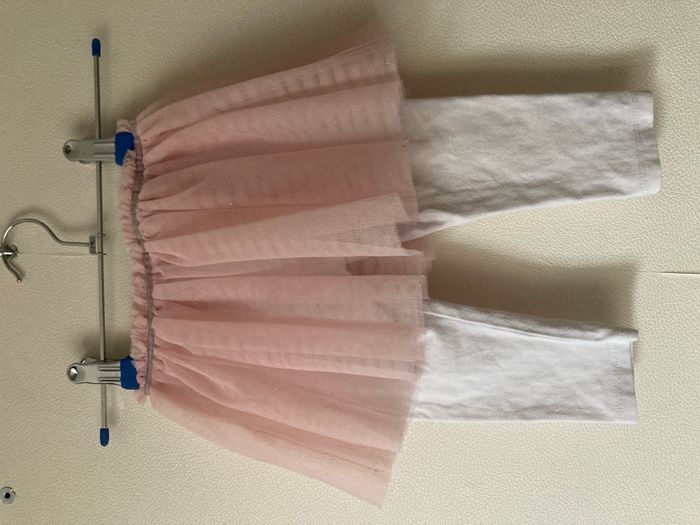 legging avec jupe en tulle fille 18 mois - photo numéro 2