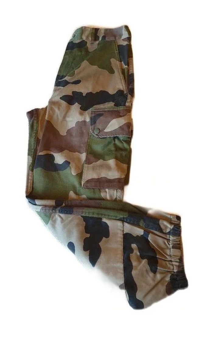 Pantalon toile camouflé - Taille S - photo numéro 6