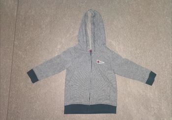 Gilet zippé à capuche bébé garçon 18 mois comme NEUF