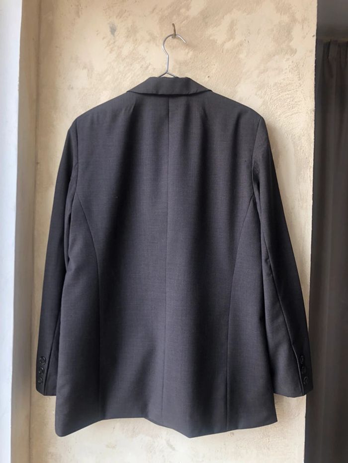 Blazer croisé marron vintage 42 - photo numéro 3