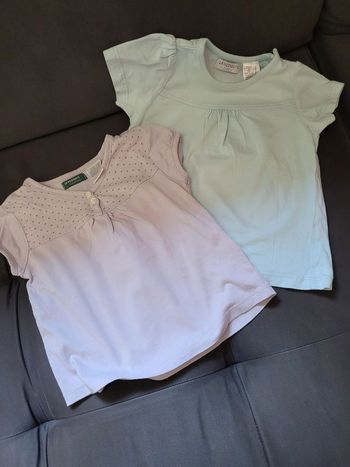 2 tee-shirts 18 mois 81 cms La Redoute