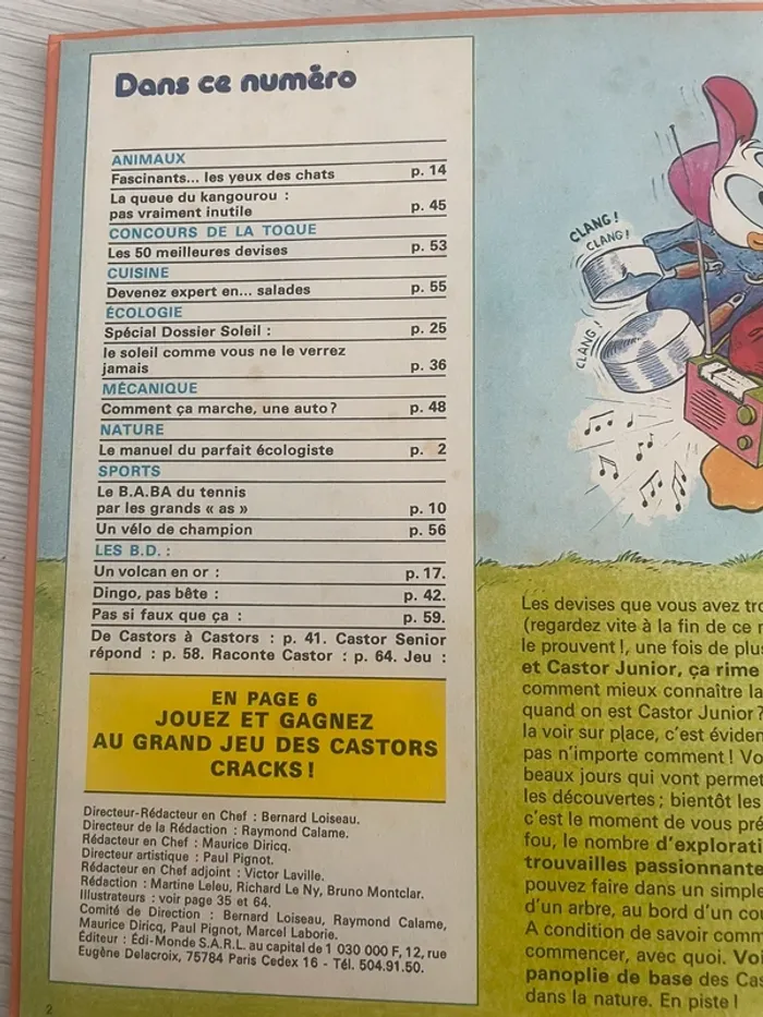 Livre ancien Castors album 4 juniors magazine 1978 - photo numéro 2