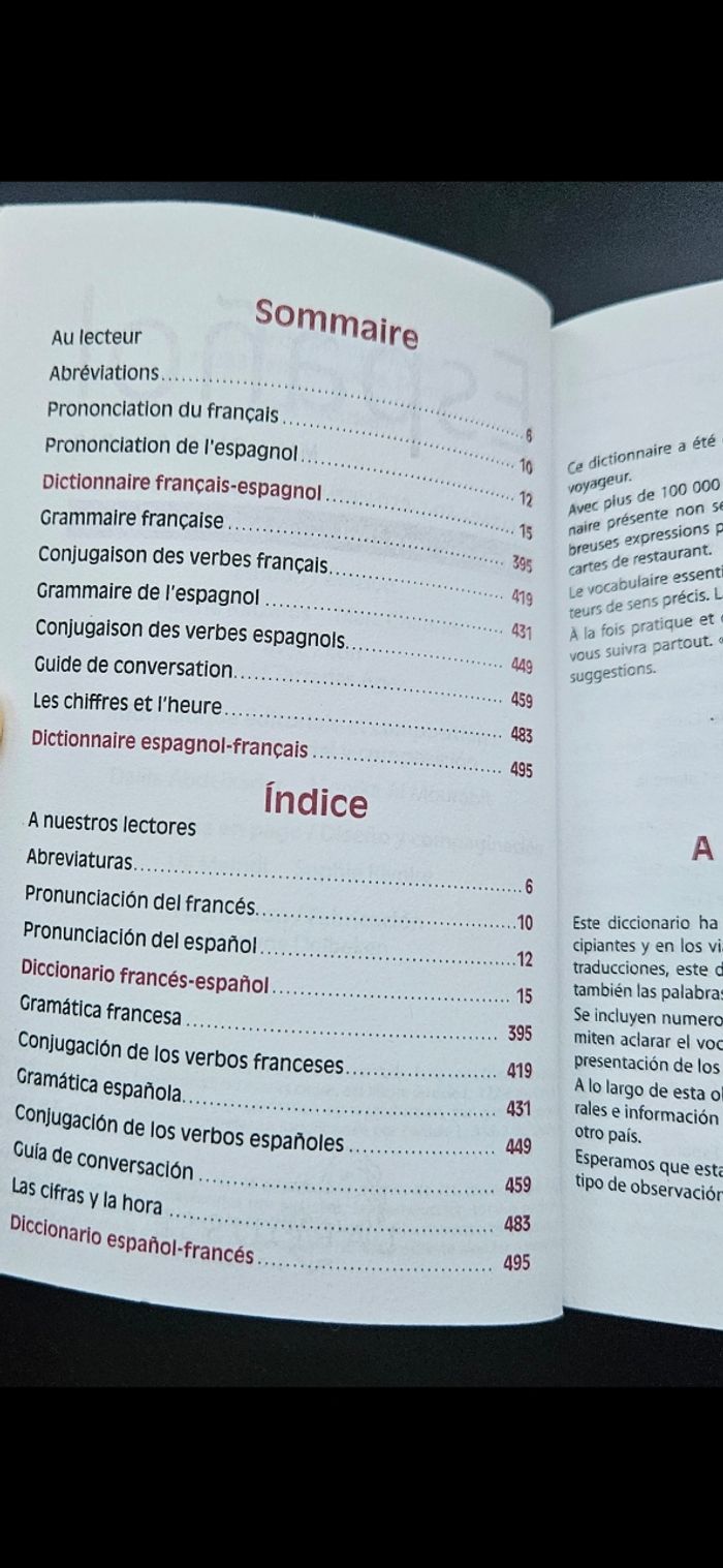 Mini dictionnaire d'espagnol avec guide de conversations - photo numéro 4