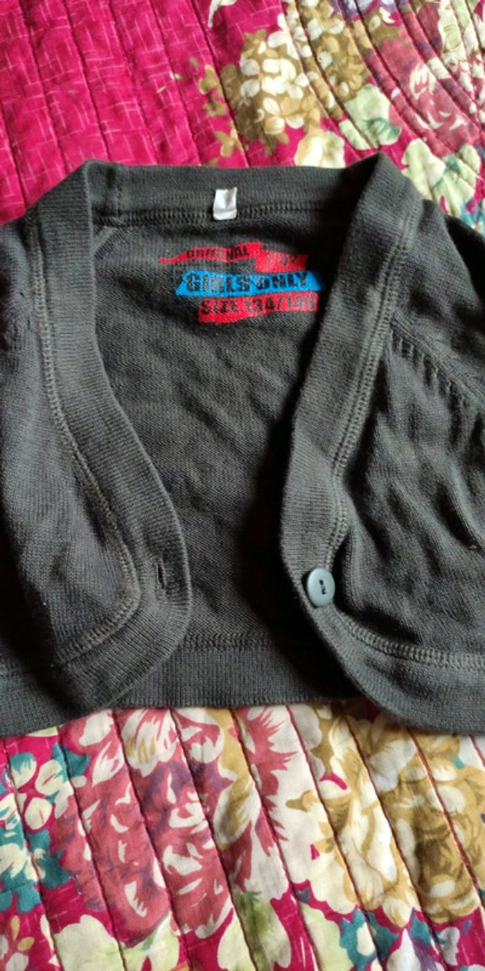 Boléro marron 10 ans - photo numéro 2