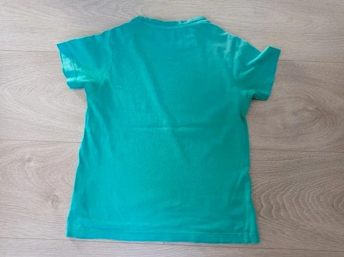 Tee shirt garçon vert DPAM 6 ans - photo numéro 3