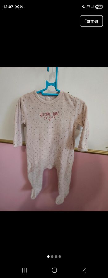 Pyjama grenouillère 