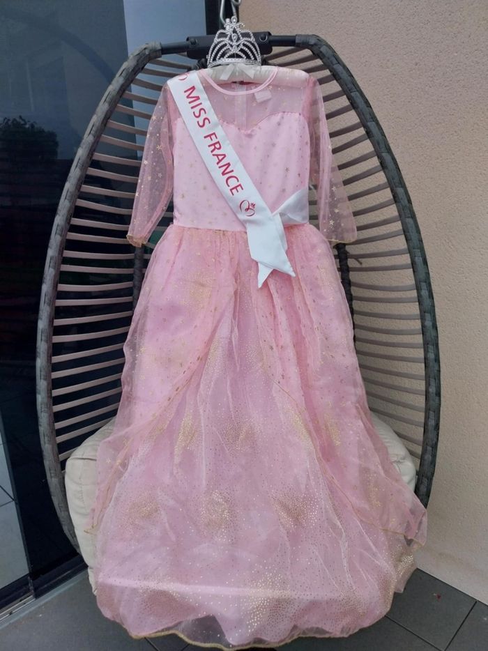 Déguisement Miss France deluxe T.11-12 ans - photo numéro 3