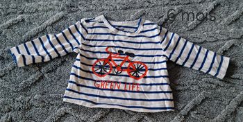 Tee shirt à longue manche 6 mois