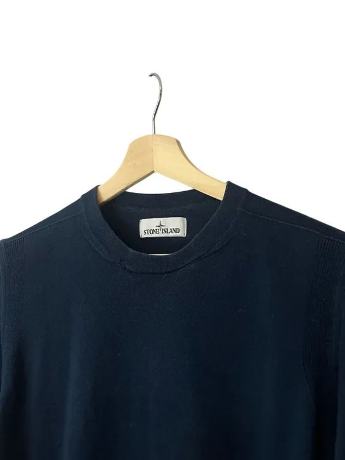 sweat stone island bleu marine taille L avec QR code 521 - photo numéro 3