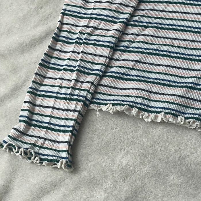 t-shirt épais à rayure fille - photo numéro 4