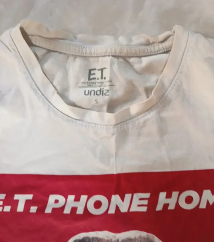 T-shirt E.T. phone home taille S - photo numéro 3