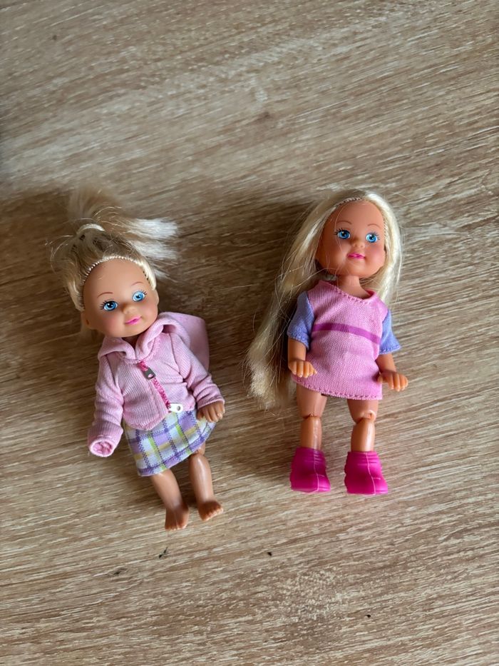 Lot deux poupées petite fille simba - photo numéro 3
